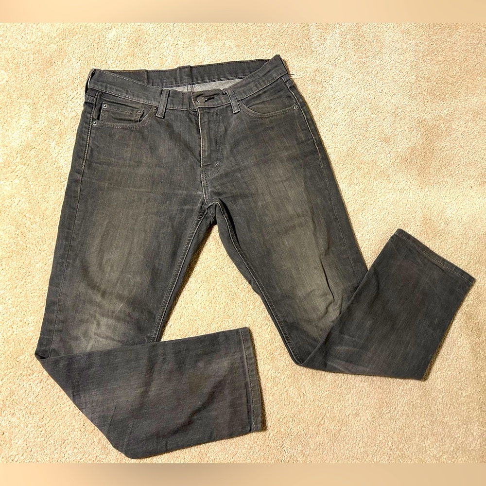 LEVI STRAUSS mens gray denim size 30x30